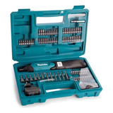 Kit Parafusadeira À Bateria + 81 Acessórios Df001dw - Makita Cor Azul-turquesa Frequência 60hz 110v/220v