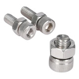 Kit Parafuso Allen Cilind. C/ Porca Inox 304 M3 X 16 - 50 Pç