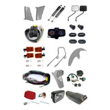 Kit Paralama Tampa Lateral Cg 125 83 A 89 Painel Amortecedor