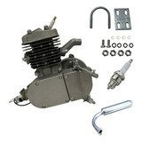 Kit Parcial Motor 80cc Com Escapamento Vela E Adaptador