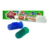 Kit Pasta De Dente Creme Dental + Dedeira Escova De Dentes