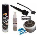 Kit Pasta Térmica Prata Limpa Contato Pincel Pulseira Escova