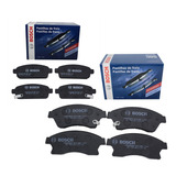 Kit Pastilha De Freio Dianteira E Traseira Cruze 2012 Bosch