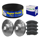 Kit Pastilha Disco Freio F1000 94 A 98 Dianteiro Ventilado
