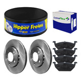 Kit Pastilha Disco Freio Fox 2008 2009 2010 2011 Ventilado