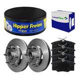 Kit Pastilha Disco Freio S10 4x2 95 A 97 Dianteiro Ventilado