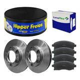 Kit Pastilha Disco Freio Silverado 97 A 99 Diant Ventilado