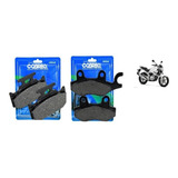 Kit Pastilha Freio D E Tras Cobreq Yamaha Fazer 250 Ate 2015