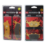 Kit Pastilha Freio Dianteira+traseira Xre 300 C/ Abs Potenza