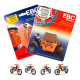 Kit Pastilha Freio Ktm Exc Sx 250 300 350 450 Ebc Premium 