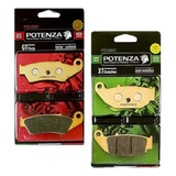 Kit Pastilha Freio Potenza D + T Xre 300 Com Abs 166 185