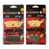 Kit Pastilha Potenza Diant+tras Cb500f Cb500x 226gt+140gt