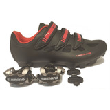 Kit Pedal Clip M520 Shimano + Sapatilha Absolute Nero