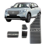 Kit Pedaleira Esportiva Descanso Aço Inox Hrv Hr-v 2023 2024