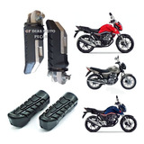 Kit Pedaleira Traseira+borracha Estribo Titan Start Fan 160