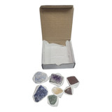 Kit Pedras 7 Chakras Brutas Cristais Naturais - Zp7