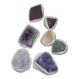 Kit Pedras 7 Chakras Brutas Cristais Naturais - Zp7