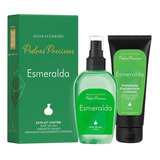 Kit Pedras Preciosas Esmeralda (body Splash+