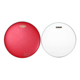 Kit Pele Caixa 14 Evans Hidráulica Red Porosa + 14 Hazy 300
