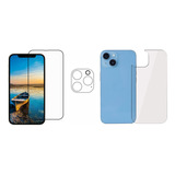 Kit Película Câmera + Tela 3d + Traseira Para iPhone 15 Pro