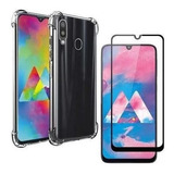 Kit Pelicula + Capa Case P/ Samsung Galaxy A20 / A30 / A50