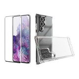 Kit Pelicula + Capa Case Para Samsung Galaxy S22 Ultra