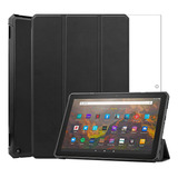 Kit Película + Capa Case Para Tablet Amazon Fire Hd 8 2020