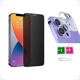 Kit Película De Câmera Tela E Traseira Para Todos iPhone