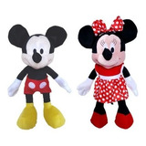 Kit Pelucia Mickey E Minnie Boneco