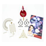 Kit Pendulo Para Radiestesia E Radiônica Dourado