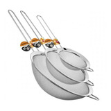 Kit Peneiras Em Aço Inox 10, 14 E 20cm - Original Line