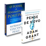 Kit Pense De Novo+poder Do Pensamento Positivo: Não Aplica, De : Norman Vincent Peale / : Adam Grant / Tradução: Leonidas Gontijo De Carvalho. Editorial Sextante-cultrix, Tapa Mole En Português, 2023