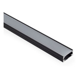 Kit Perfil Sobrepor 17mm Aluminio Para Fita Led 2 Metros