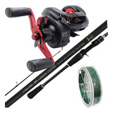 Kit Pesca Carretilha Montana 10 Rolamentos