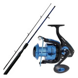 Kit Pesca Molinete Toro 4000 + Vara Super Leve Cmik 1,50m