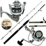 Kit Pesca Vara 1,65 Sólida 15kg