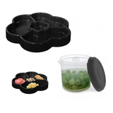 Kit Petisqueira 23cm Com 4divisórias+ Porta Conserva 1litro