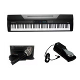Kit Piano Arranjador Kurzweil Ka70 Microfone