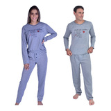 Kit Pijama Casal De Frio Namorados