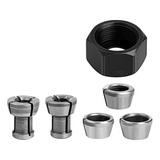 Kit Pinça Adaptador Retífica Tupia Compatível Makita 6 Peças