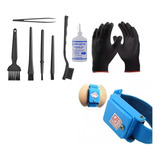 Kit Pincel Escova Pulseira Anti-estática