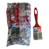 Kit Pincel Trincha Pintura Casa Parede Tigre 6 Peças 2 Poleg