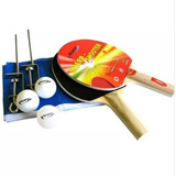 Kit Ping Pong Tênis Mesa Raquetes Rede Bolinhas Klopf 5030