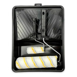 Kit Pintura 3 Peças Bandeja, Rolo De La De 9 E 5 Cm Compel