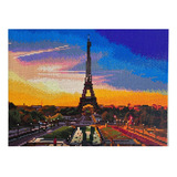 Kit Pintura Com Diamante 5d Diy 30x40 Torre Eiffel Paris