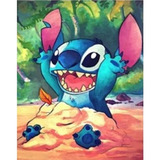 Kit Pintura Diamante Disney Stitch