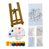 Kit Pintura Infantil 15 Peças -