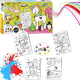 Kit Pintura Infantil Artes De Luciano Martins Nig Brinquedos