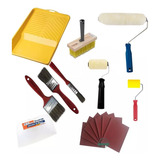 Kit Pintura P/ Reparos C/ 10 Peças Parede Teto Porta Muro