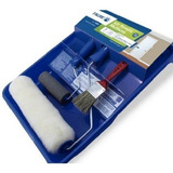 Kit Pintura Parede Casa Bandeja Rolo 1540 Pincel Tigre 5 Pçs